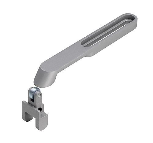 AssaAbloy DCG120 Haakarm voor montage een niet scharnierzijde van DCG461 DCG 464 Zilver EV1