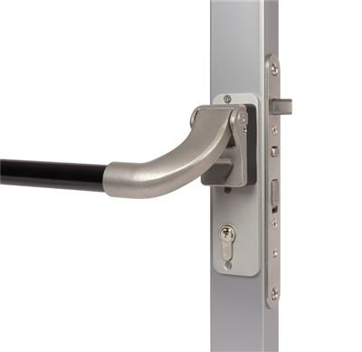 Locinox pushbar voor insteeksloten 1400 mm