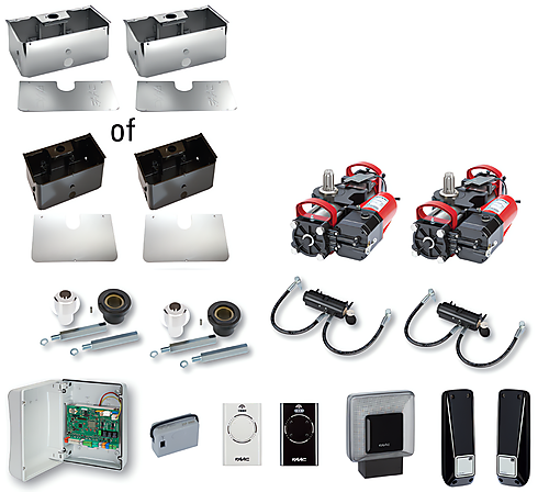 S800H ENC KIT 180 graden 24V Draaihekopener