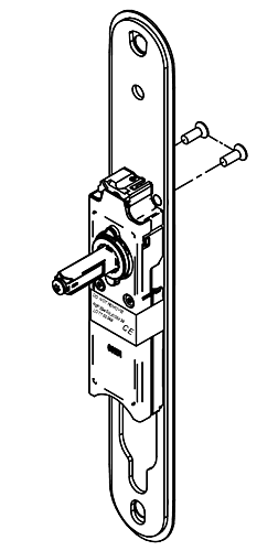 Salto elektronisch beslag koppelmodule voor modellen 52 54 57 (PC)  8 MM