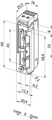 Standaard Inbouw Brandwerende Deuropener Met Profix 2 118F.24, Assa ...